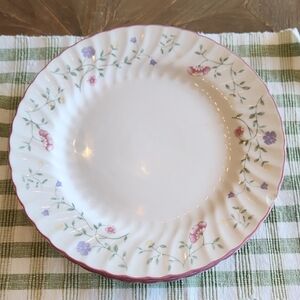 Summer Chintz Pattern Dinner Plates By Johnson Bros. England Ceramic Floral